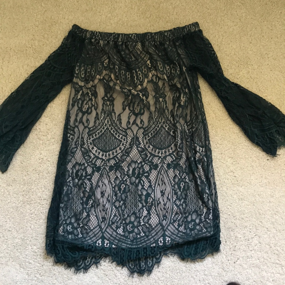 Off the shoulder dress